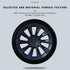 4-piece set of full coverage blade wheel covers suitable for TESLA vehicles, 20/21 inch wheel hub covers, car replacement parts suitable for Tesla Model Y.