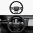 2021+ Model X/S Round Sport Carbon Fiber Steering Wheel